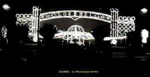 Lourmel - Place illuminee un jour de Fete